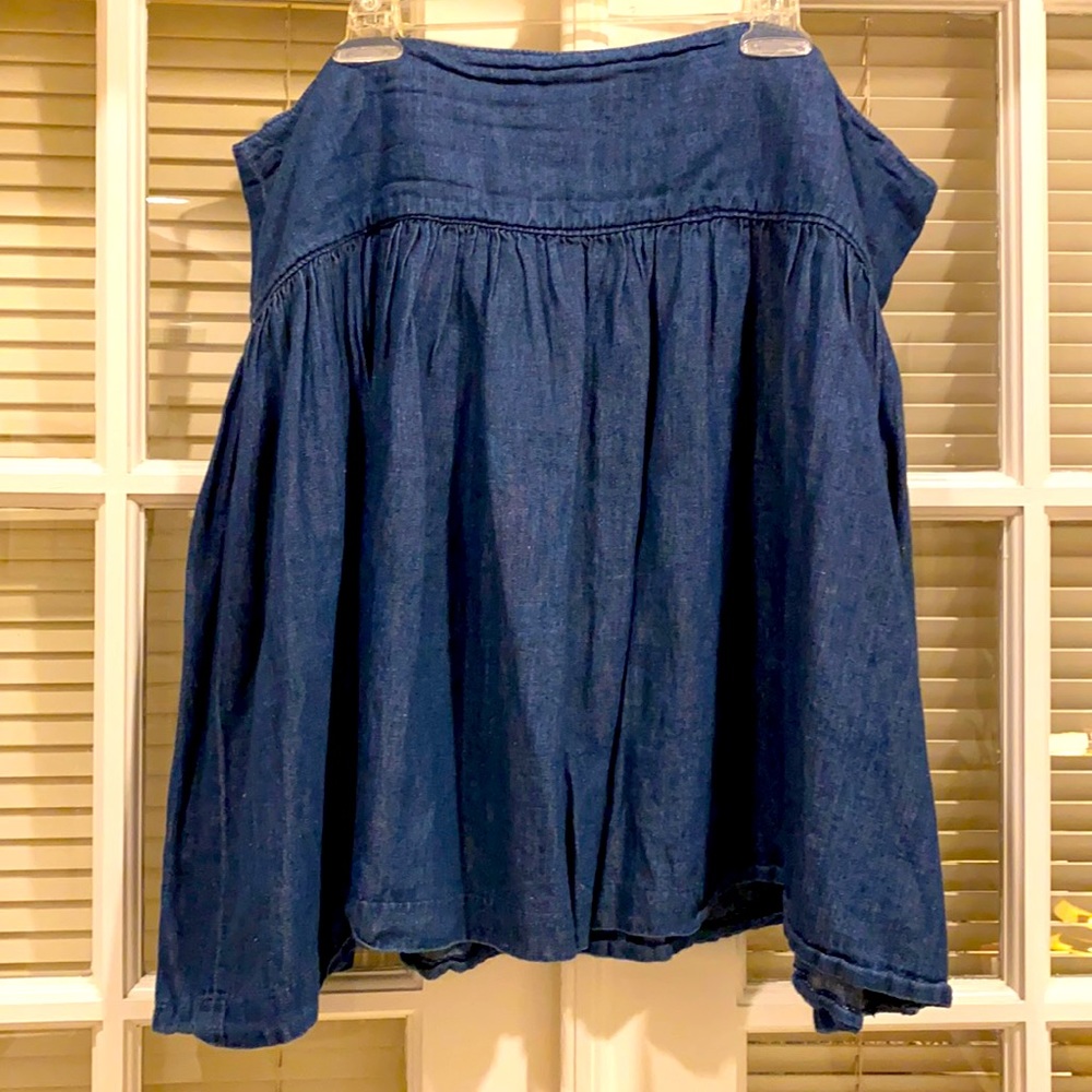 Gap Vintage Denim Drop Waist Skirt, Size 20